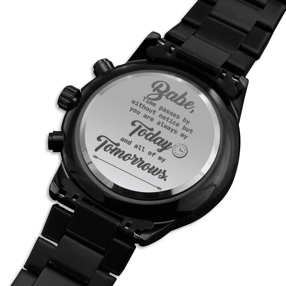 Fashion engraved digital watch