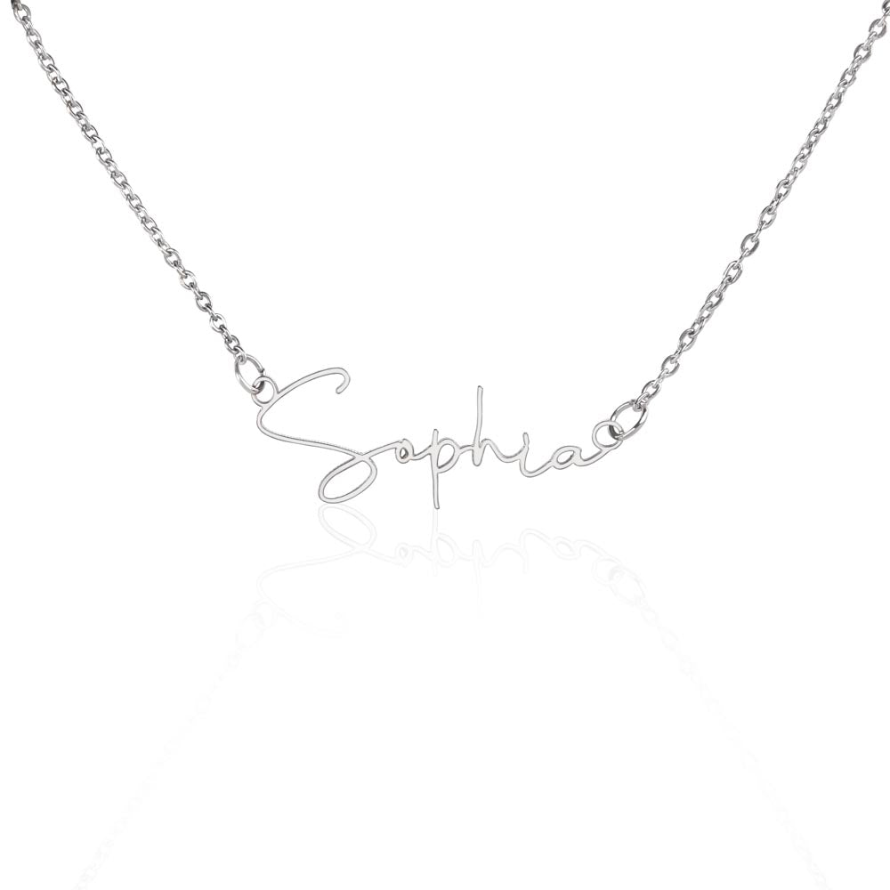 Gift Ideas for Nurse, Nurse Necklace Gift For Women, SIgnature Name Nurse, A truly Amazing Nurse is hard to find, difficult to part with, and impossible to forget.