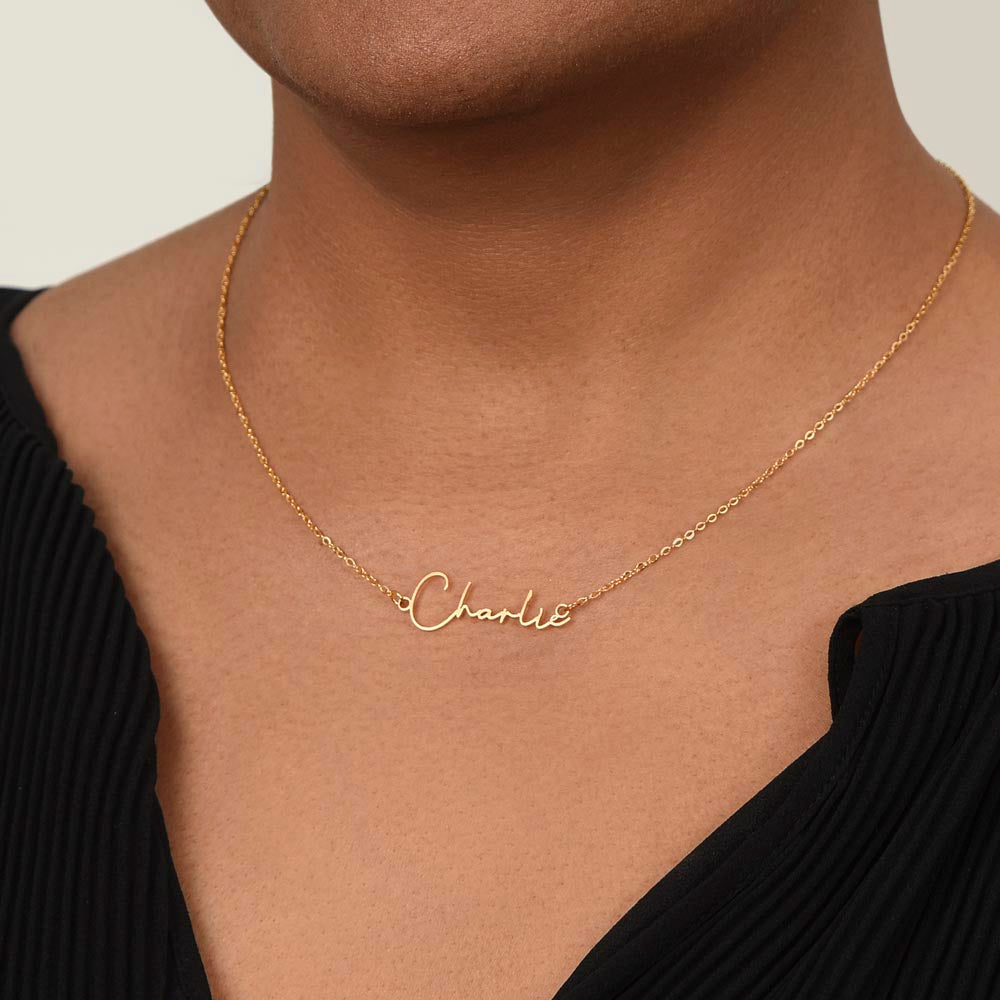 Gift Ideas for Nurse, Nurse Necklace Gift For Women, SIgnature Name Nurse, A truly Amazing Nurse is hard to find, difficult to part with, and impossible to forget.