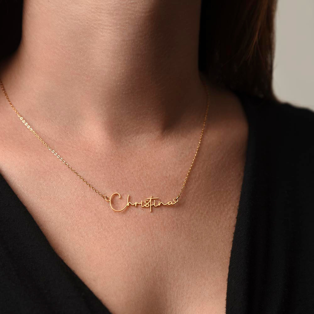 Gift Ideas for Nurse, Nurse Necklace Gift For Women, SIgnature Name Nurse, A truly Amazing Nurse is hard to find, difficult to part with, and impossible to forget.