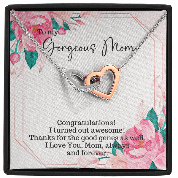 Congratulations to the best mother in the world! - Personalized Heart –