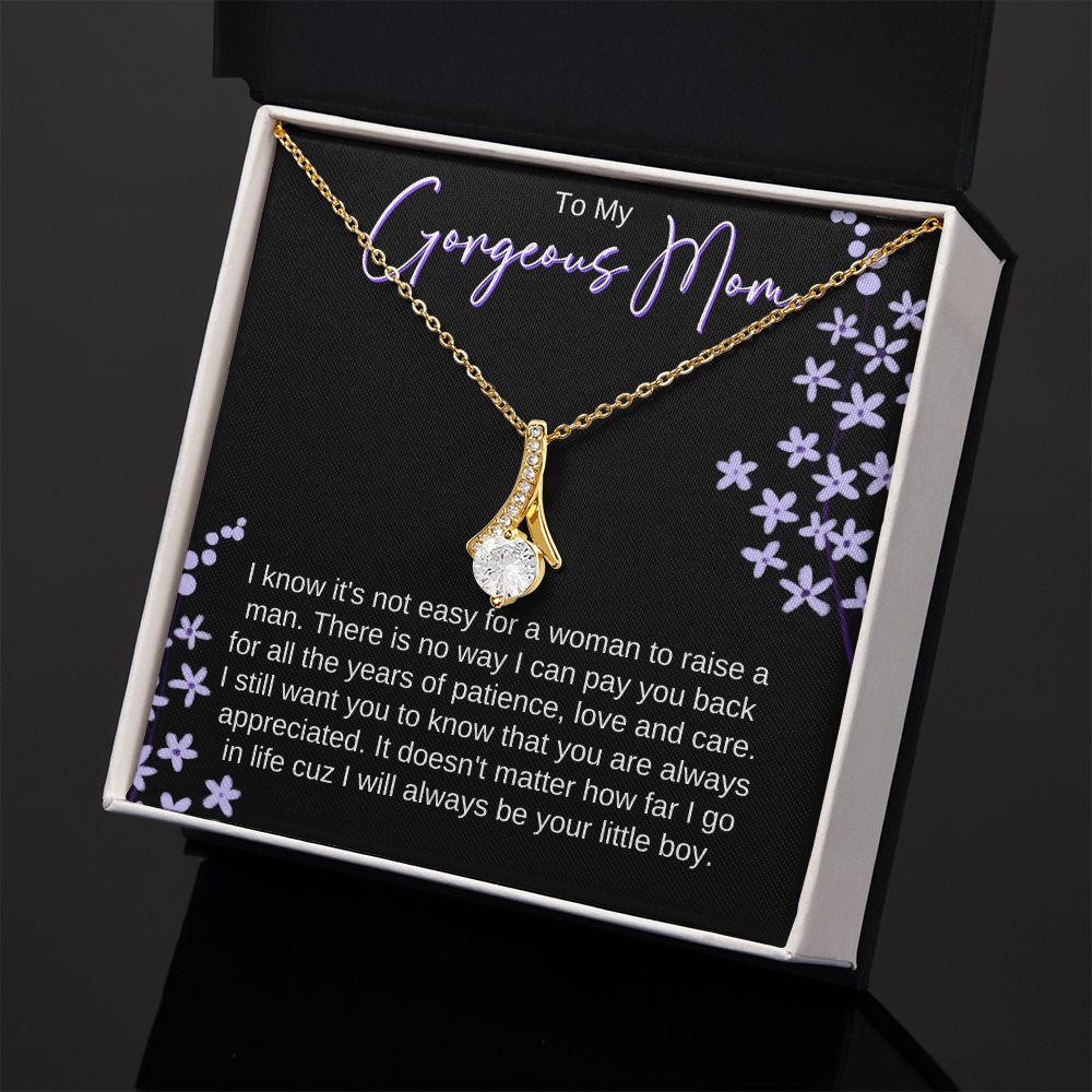 Gift for Mom from Son, Birthday gift ideas for mom from son, Necklace for Mom from Son