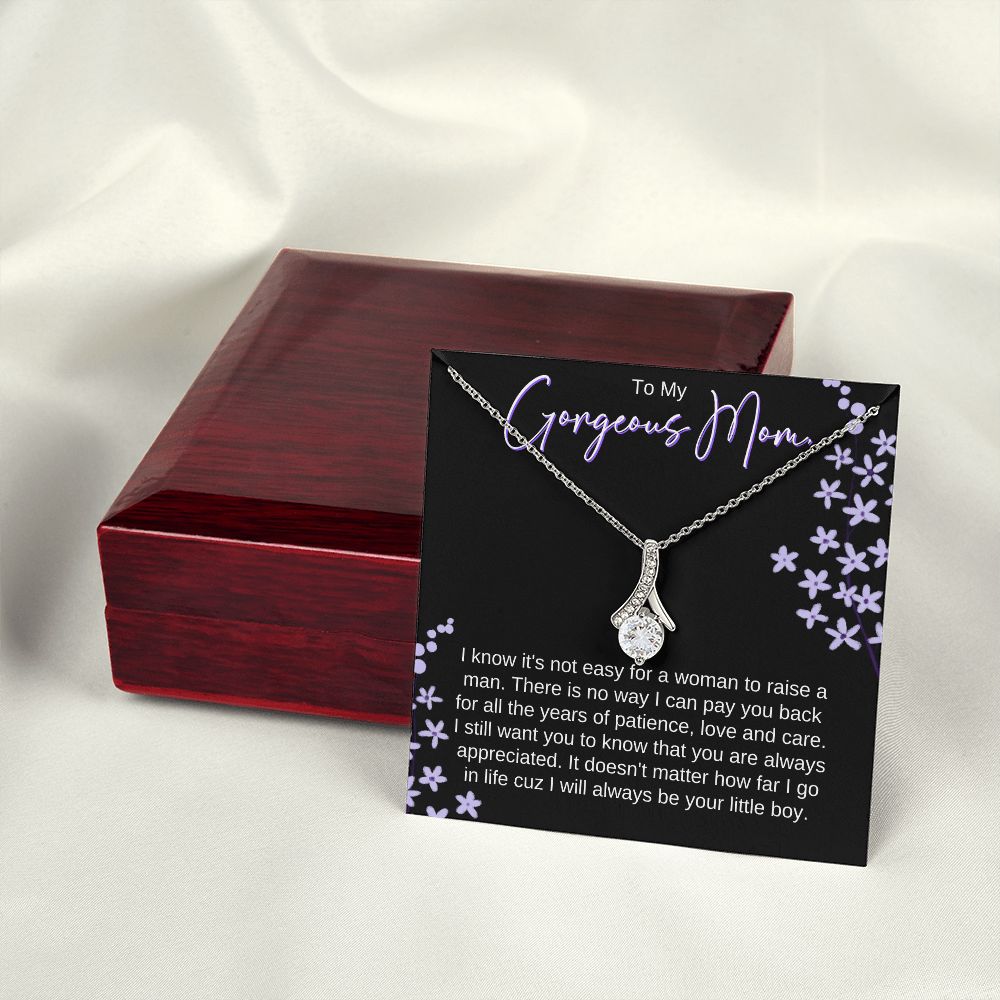Gift for Mom from Son, Birthday gift ideas for mom from son, Necklace for Mom from Son
