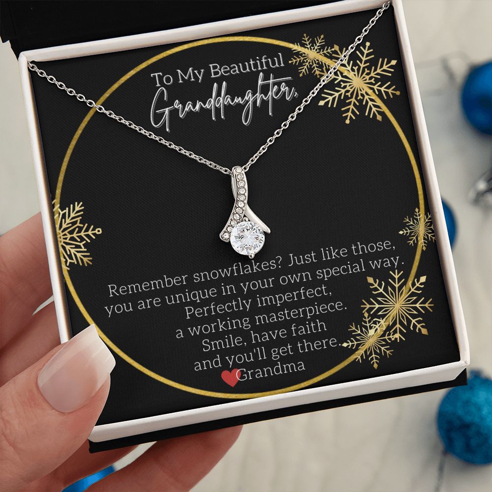 Special Gift For Granddaughter, To My Granddaughter Necklace, To My Granddaughter Gift, Necklace Gift