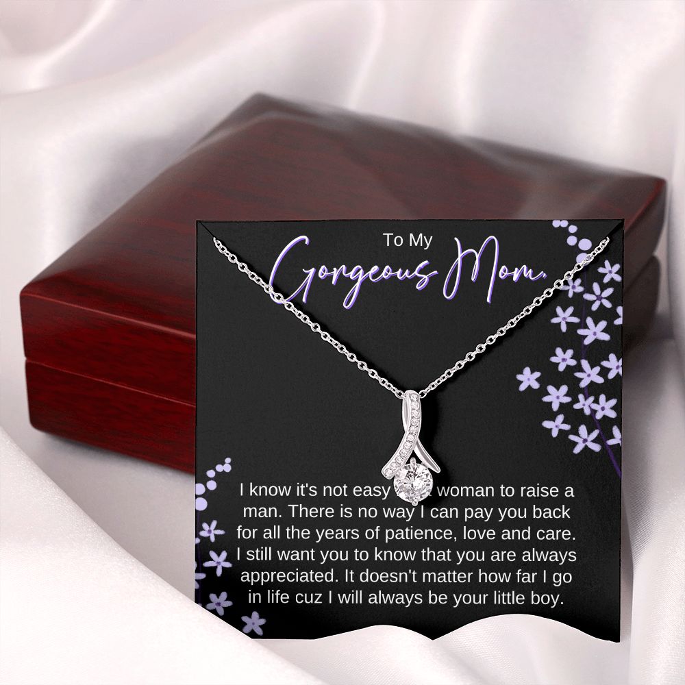 Gift for Mom from Son, Birthday gift ideas for mom from son, Necklace for Mom from Son