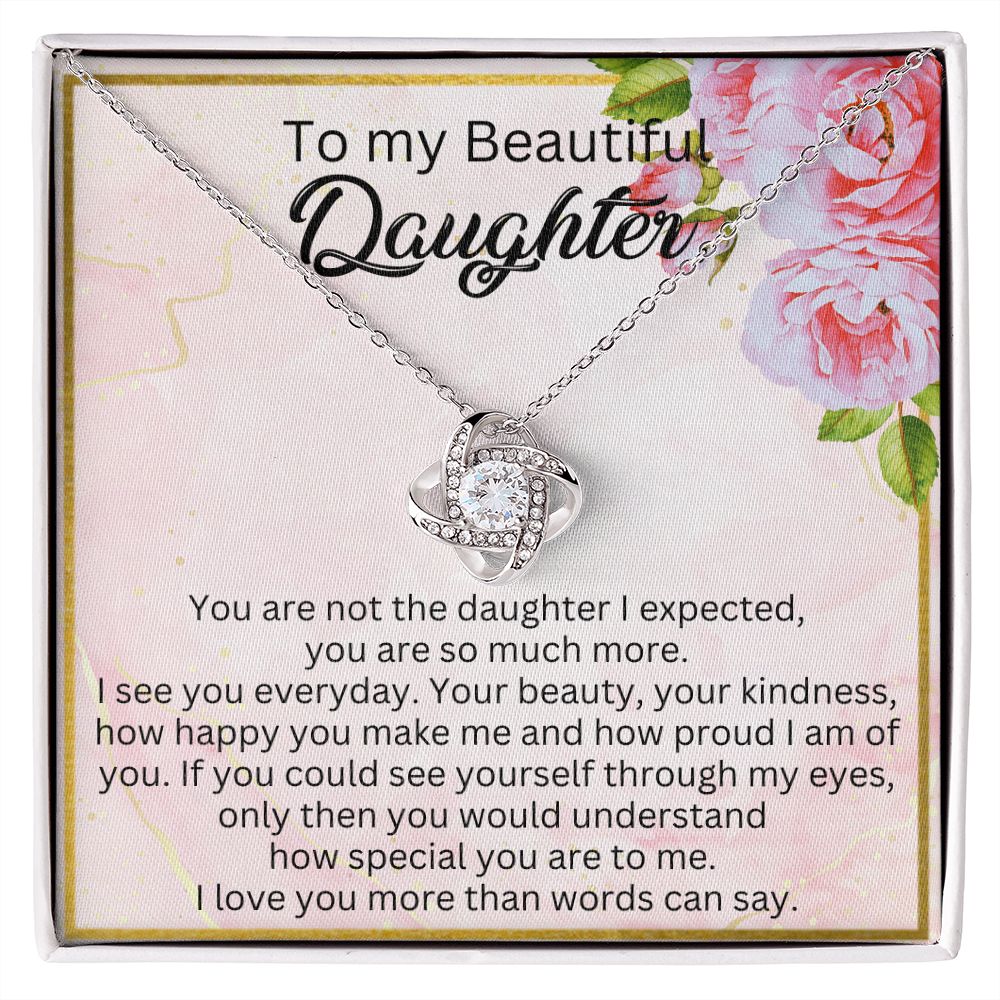 Buy rakva 925 Sterling Silver Daughter Necklace, To My Daughter Necklace  Gift From Mom So Proud Of You And Love You Always at Amazon.in