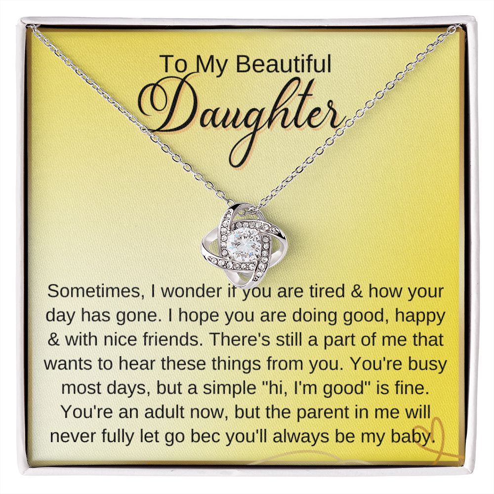 GLAVICY Mother Daughter Necklace Message Card and Box Meaningful Gift –  Glavicy
