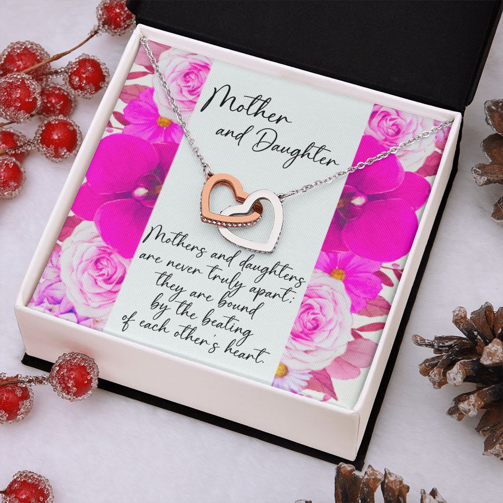 Mother and Daughter Necklace, Mother Daughter Necklace, Mother Daughter Necklace Heart