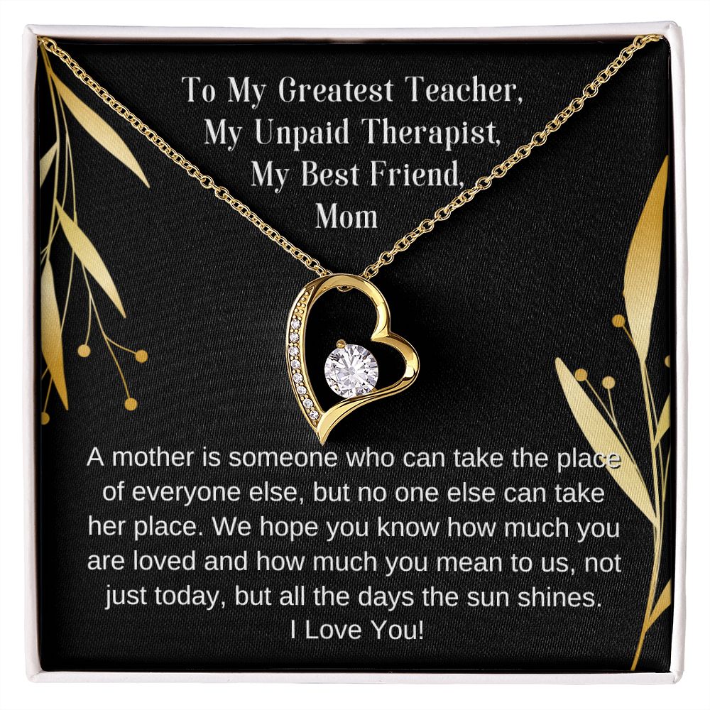 To My Mom Necklace, Gifts For Mom, Mother's Day Card, To My Mom Card