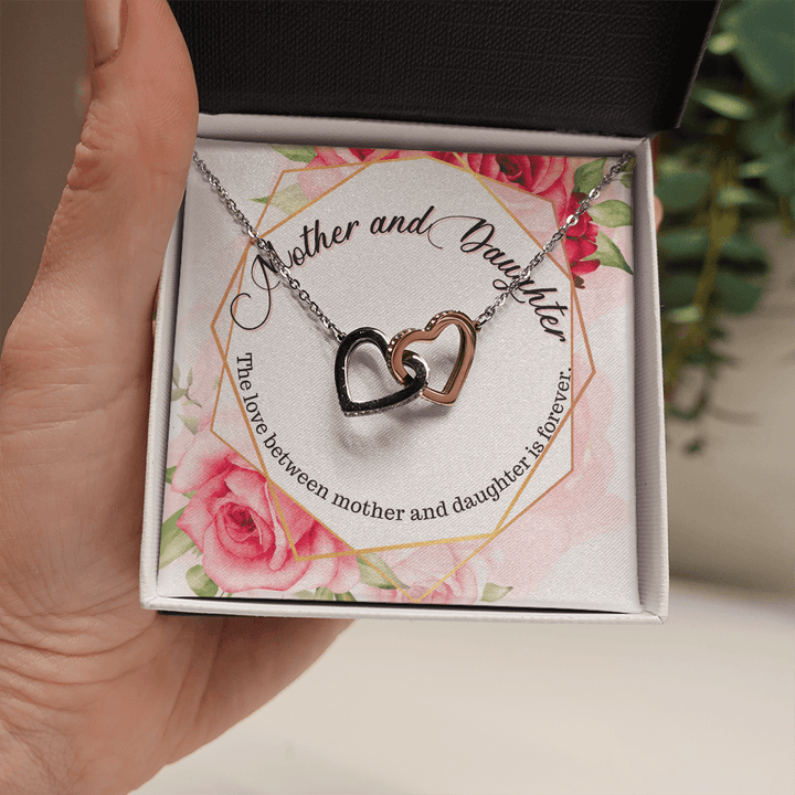 Mother Daughter 2 Heart Necklace Christmas Gift Set, Mom and daughter –  Anavia Jewelry & Gift